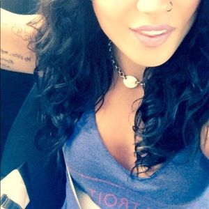 Tiffany and co authentic oval necklace